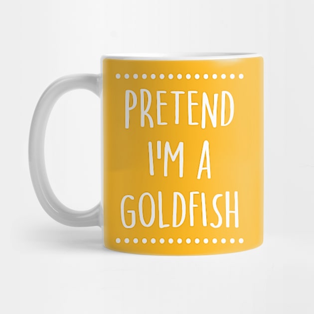 Pretend I'm A Goldfish Halloween Costume by TeeA